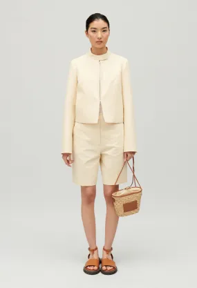 Bermuda coton beige clair | Claudie FR